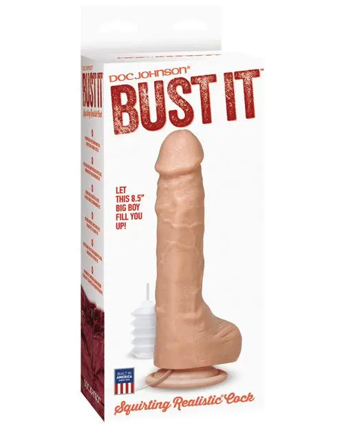 Bust It Squirting Realistic Cock Nut Butter - Image 3