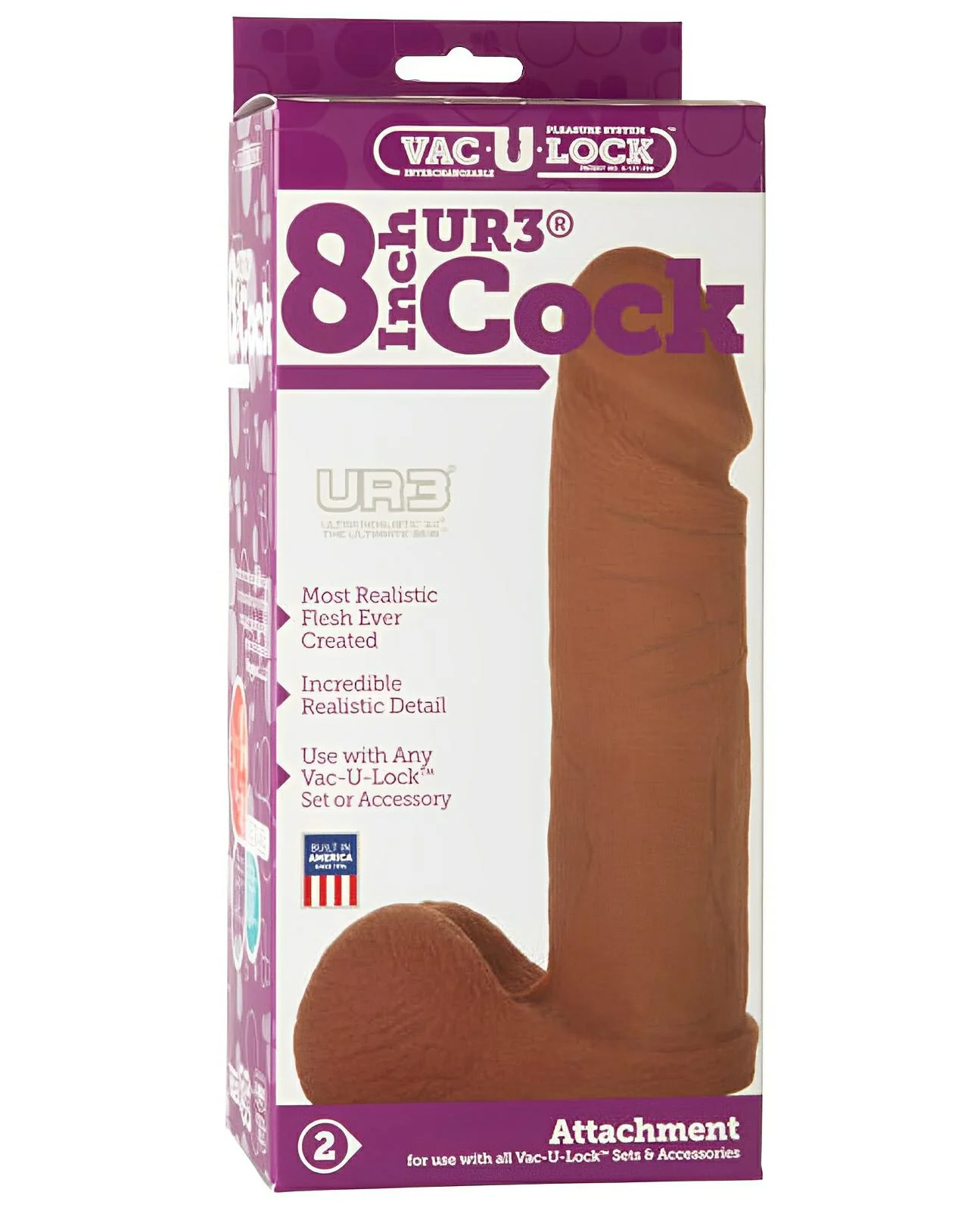 "Vac-u-lock 8"" Ultraskyn Cock Attch." - Image 4