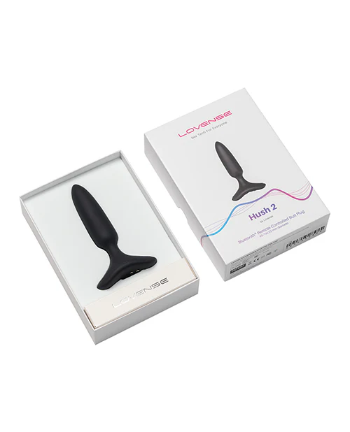 Lovense Hush 2 Butt Plug - Black - Image 5