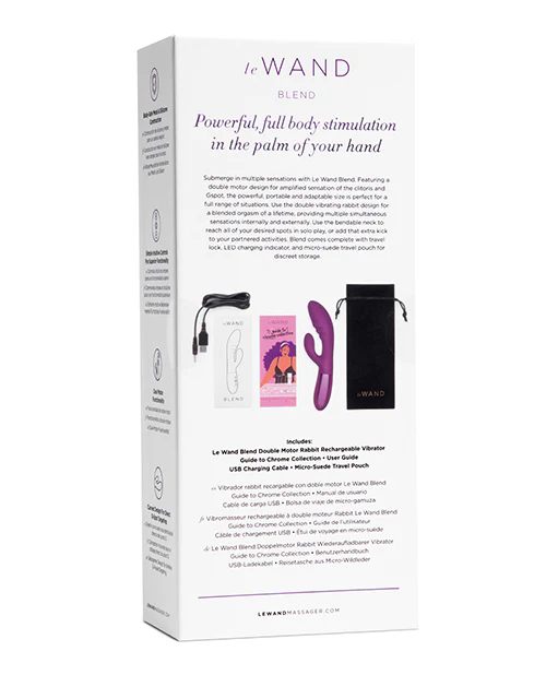 Le Wand Blend Double Motor Rabbit Rechargeable Vibrator - Image 2