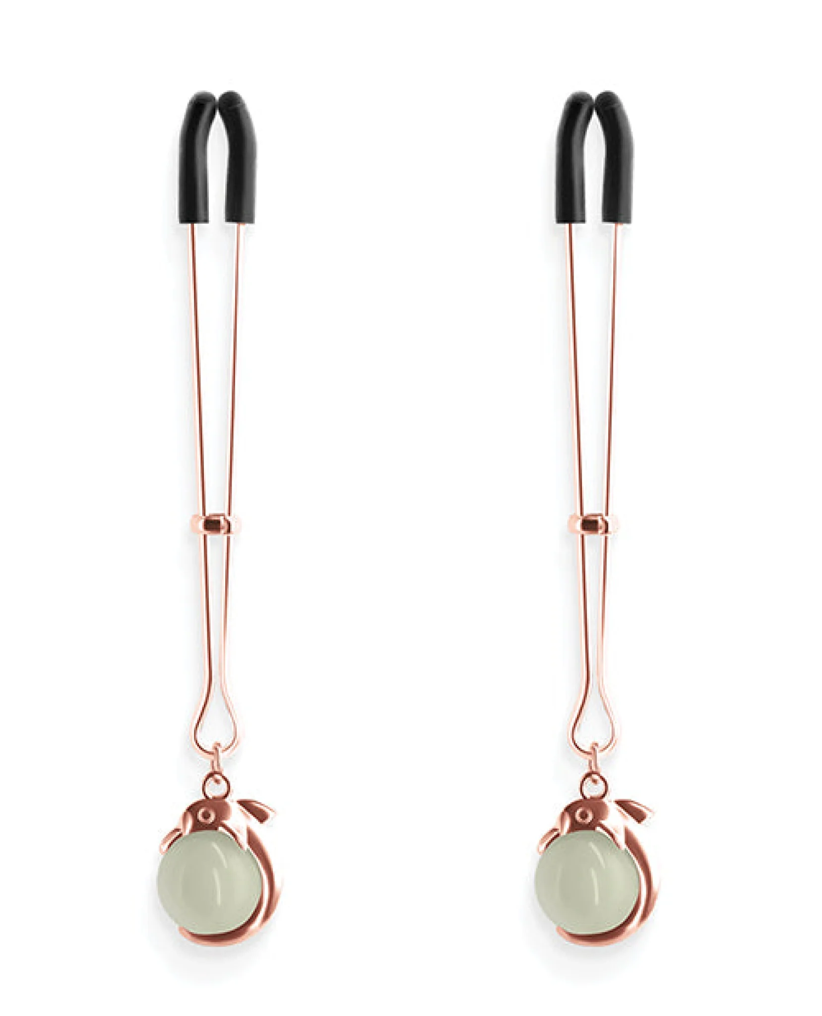 Bound Nipple Clamps - Rose Gold - Image 3