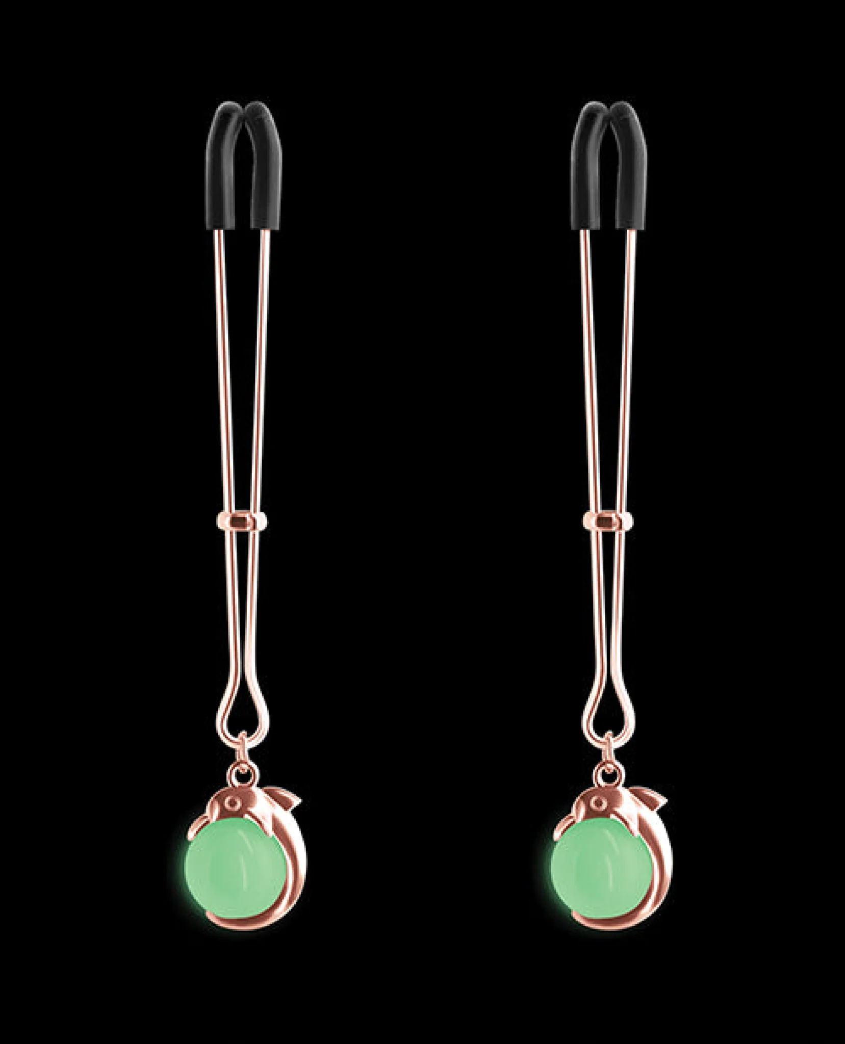 Bound Nipple Clamps - Rose Gold - Image 4