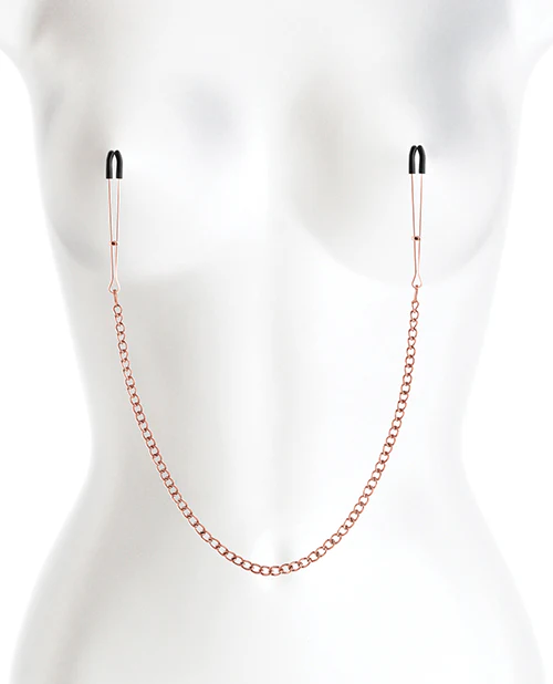 Bound Nipple Clamps - Rose Gold - Image 6