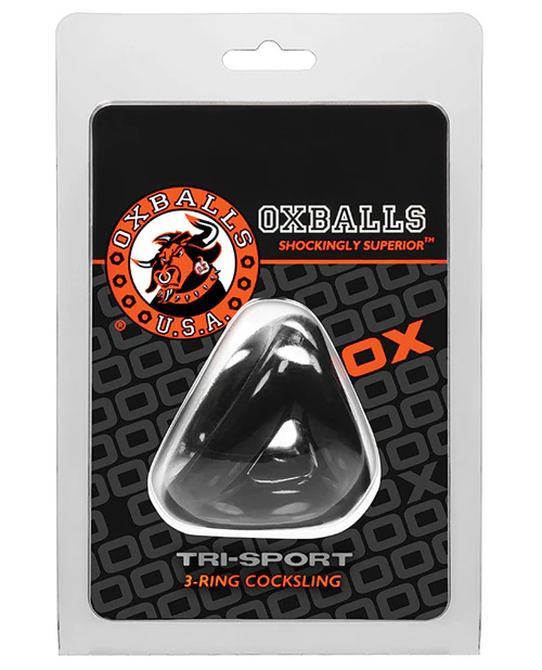 Oxballs Atomic Jock Tri Sport 3 Ring Sling Cockring - Image 3