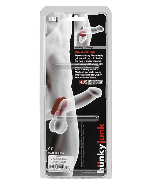 Hunky Junk C Ring Multi Pack - Pack Of 3 - Image 4