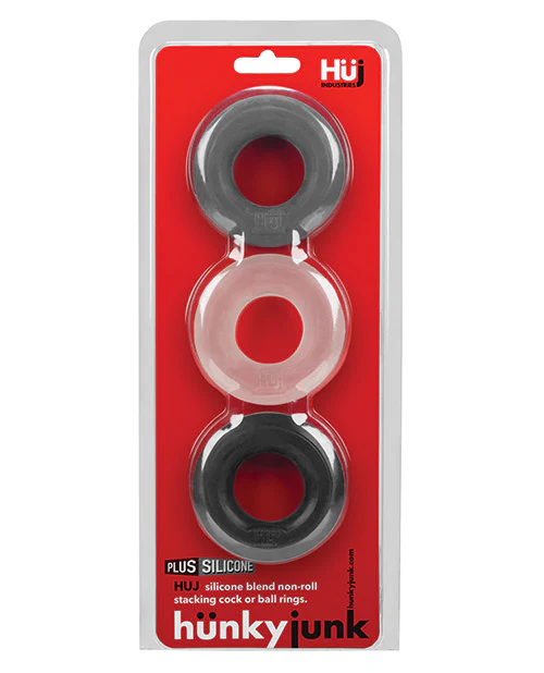 Hunky Junk C Ring Multi Pack - Pack Of 3 - Image 5