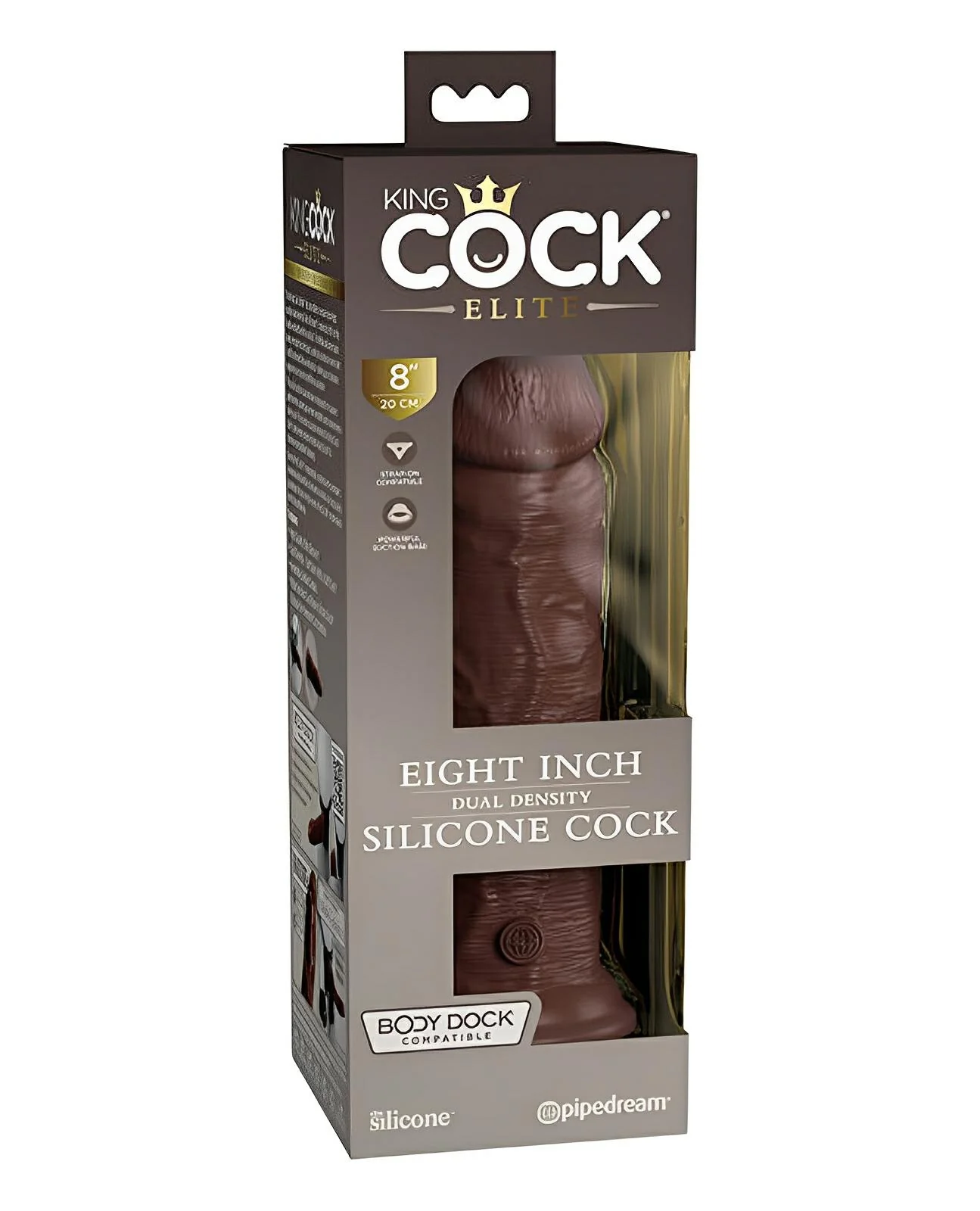 King Cock Elite 8" Dual Density Silicone Cock - Image 7