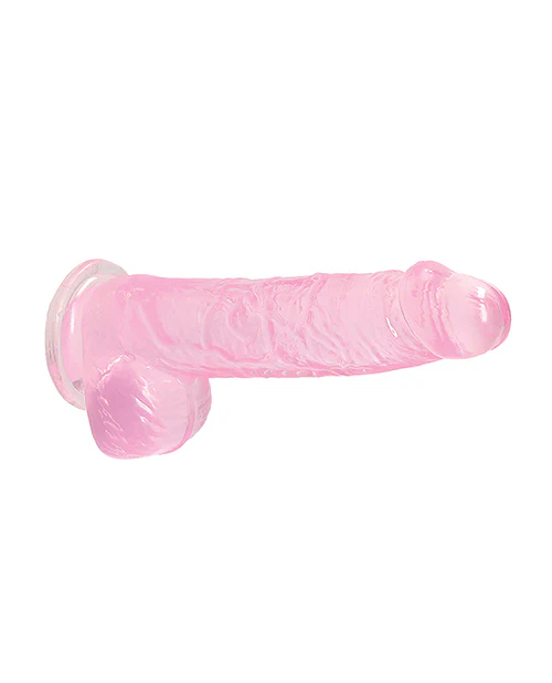 Shots Realrock Realistic Crystal Clear Dildo W/balls - Image 2
