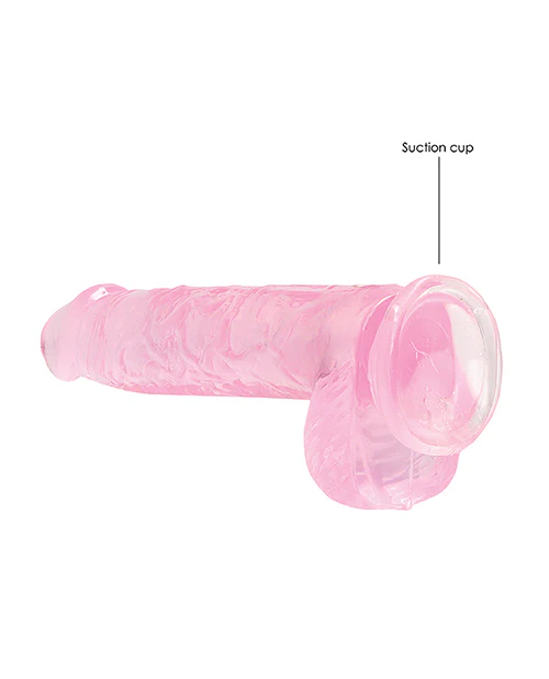 Shots Realrock Realistic Crystal Clear Dildo W/balls - Image 3