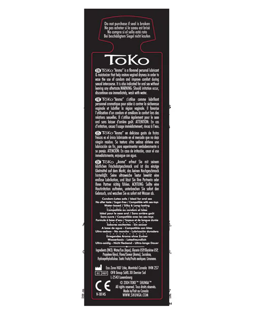 Shunga Toko Aroma Lubricant - 8.5 Oz - Image 2