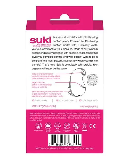 Vedo Suki Rechargeable Vibrating Sucker - Image 3