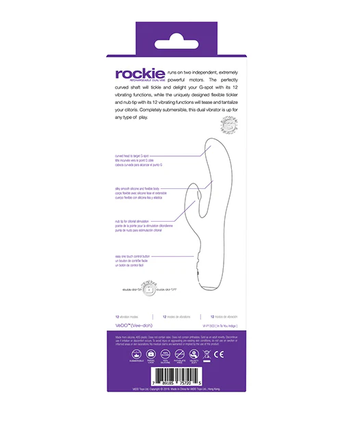 Vedo Rockie Rechargeable Dual Vibe - Image 3