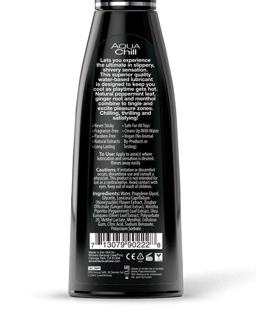 Wicked Sensual Care Chill Cooling Waterbased Lubricant - Image 2