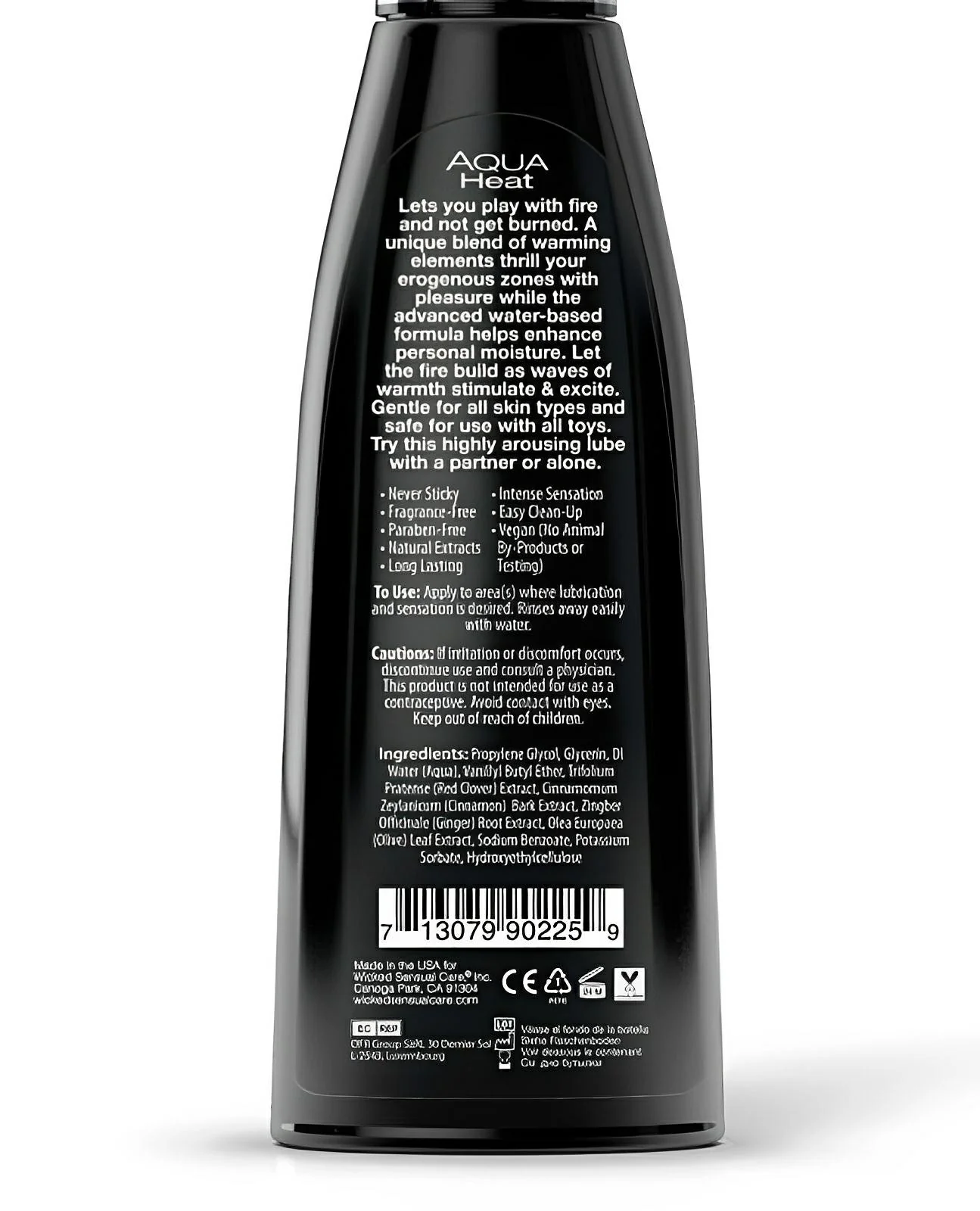 Wicked Sensual Care Heat Warming Waterbased Lubricant - Image 3