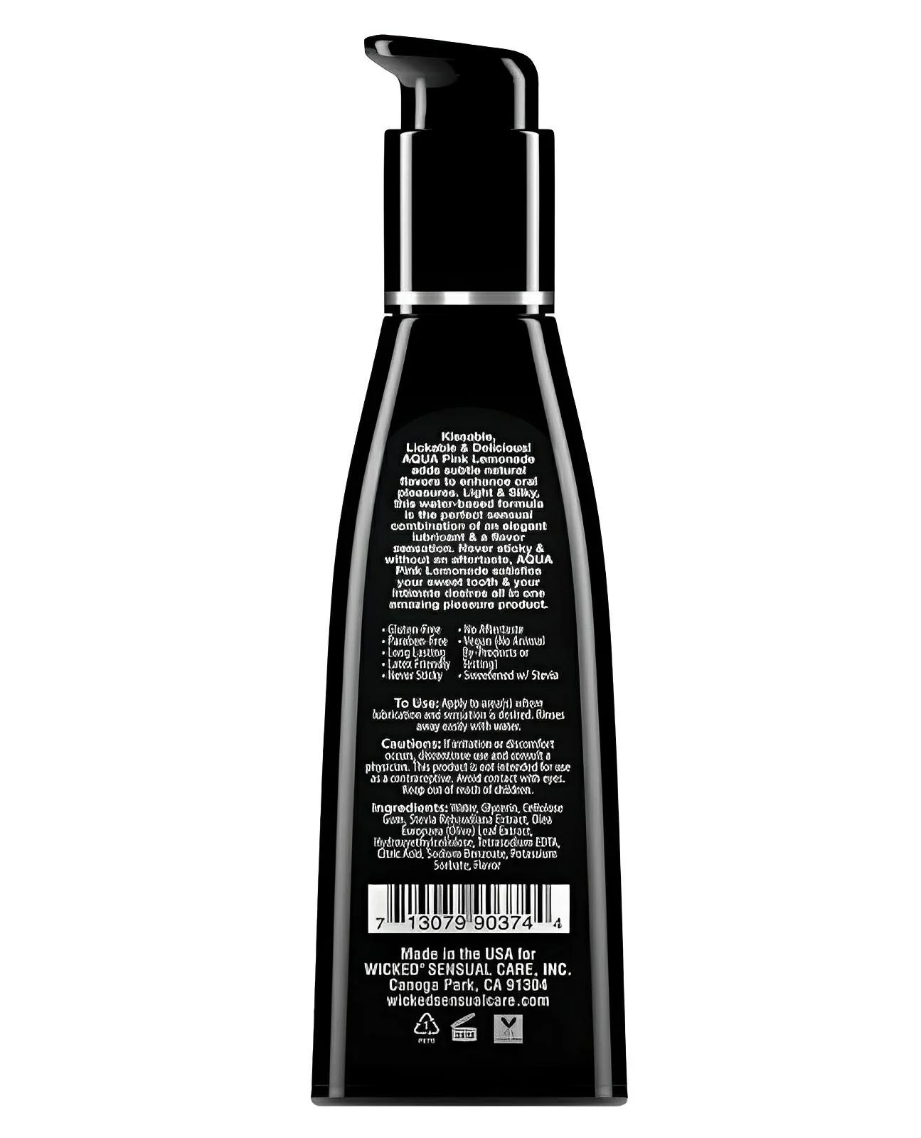 Wicked Sensual Care Water Based Lubricant - 4 Oz - Image 2