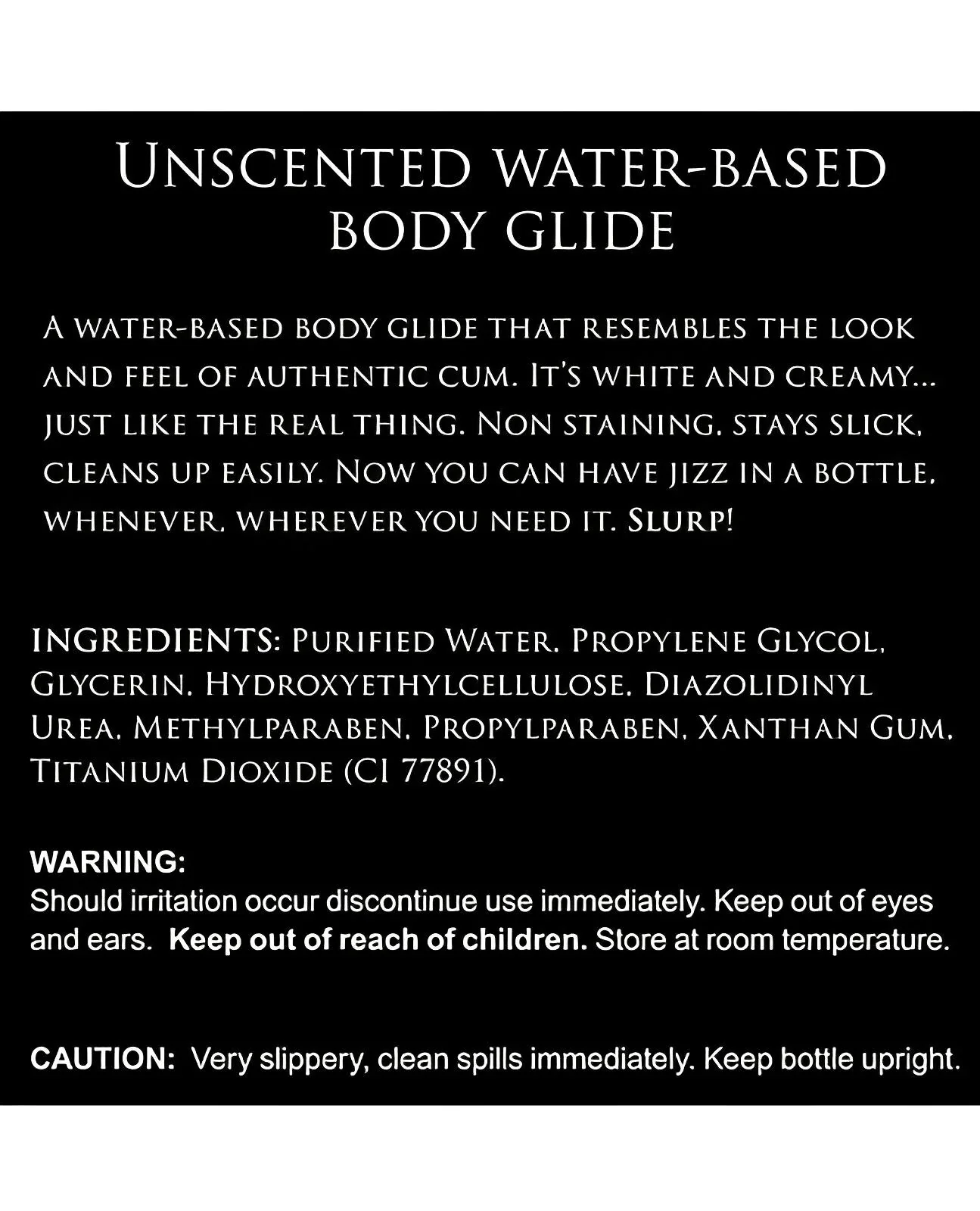 Master Series Unscented Jizz Lubricant - Image 3