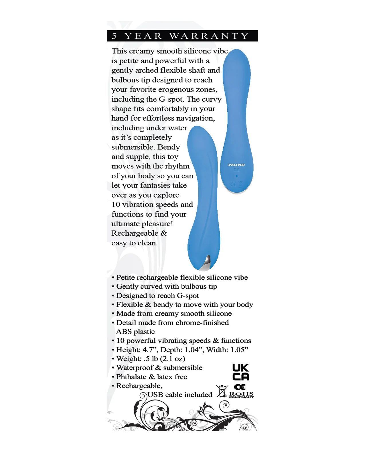 Evolved Blue Crush Petite Vibe - Blue - Image 4