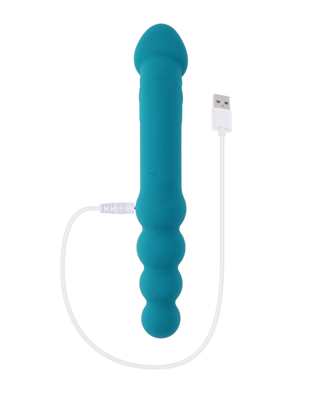 Evolved Flip Flop Dual-Sided Vibrator - Teal - Image 4