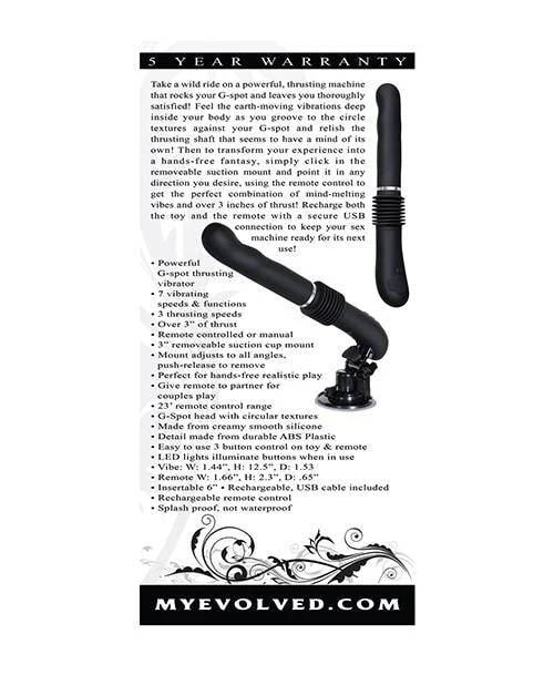 Evolved G Force Thruster - Black - Image 2