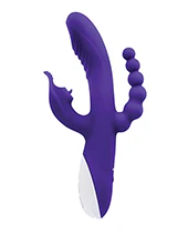 Evolved Lick Me Triple Stim Vibe - Purple - Image 3