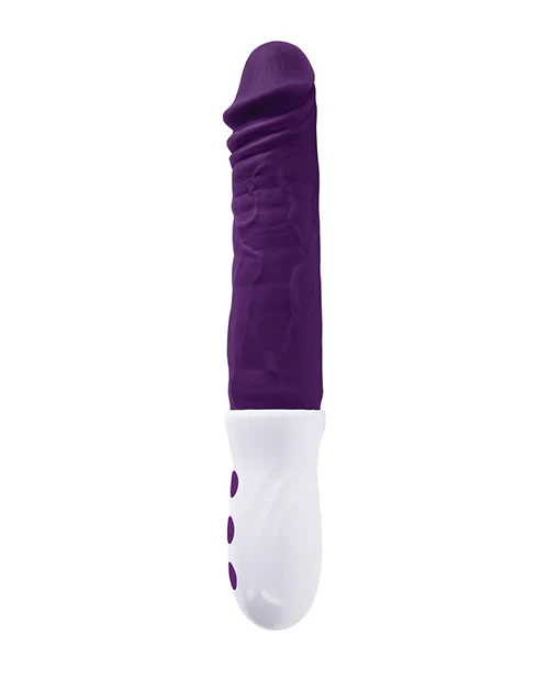 Evolved Plum Thrust Realistic Shaft Vibrator - Purple - Image 3