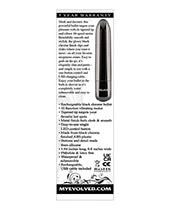 Evolved Real Simple Rechargeable Bullet - Black Chrome - Image 4