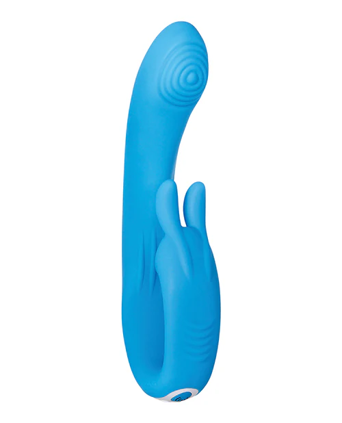 Evolved Sea Breeze Bunny Rechargeable Dual Stim - Blue - Image 5