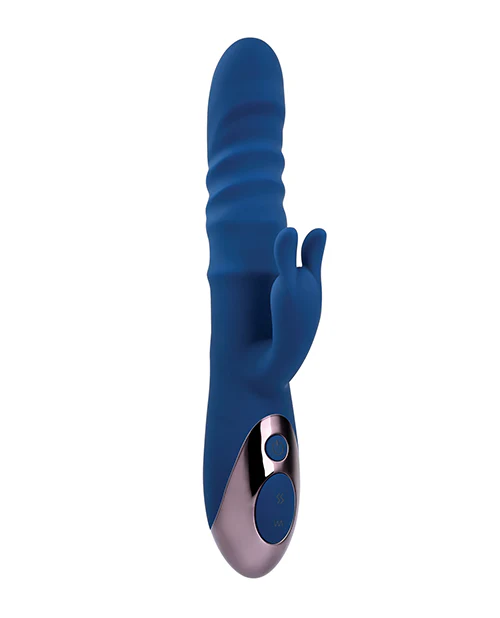 Evolved The Ringer Rechargeable Thrusting Rabbit - Blue - Image 5