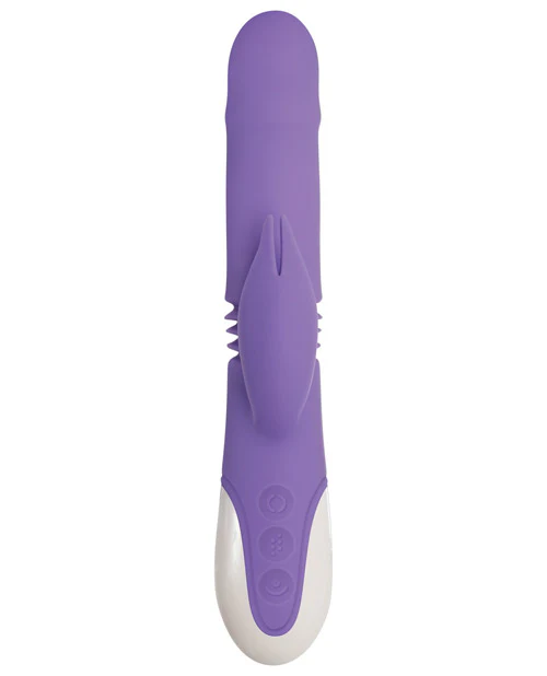 Evolved Thick & Thrust Bunny Dual Stim Rechargeable - Purple - Image 2