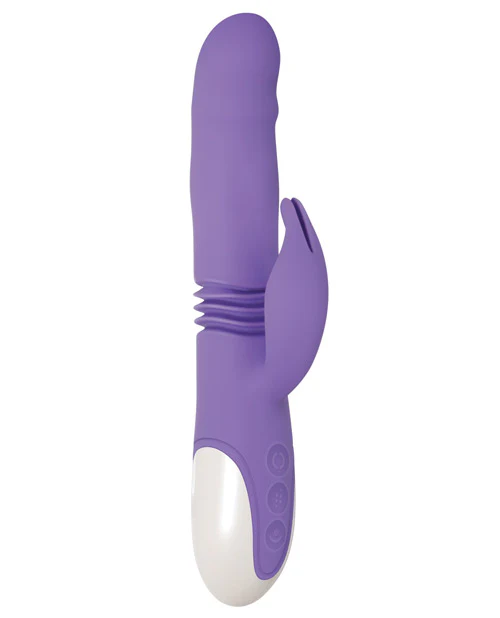 Evolved Thick & Thrust Bunny Dual Stim Rechargeable - Purple - Image 3
