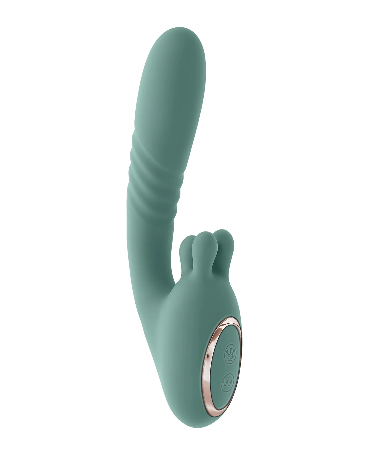 Evolved Thrust into Ecstasy Thrusting Rabbit Vibrator - Mint - Image 3