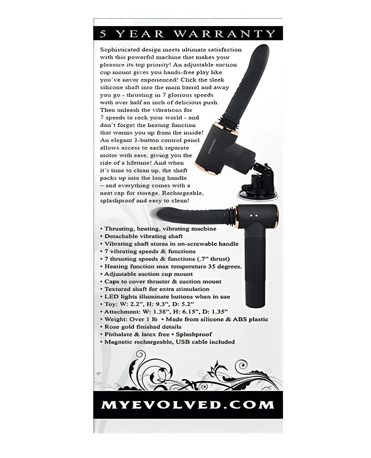 Evolved Too Hot To Handle Thrusting Machine - Black - Image 2