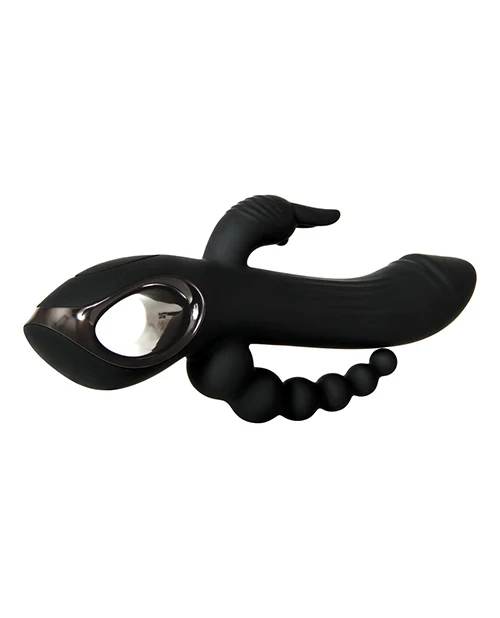 Evolved Trifecta Triple Stim Rechargeable - Black - Image 4
