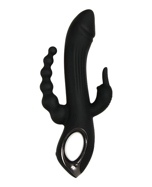 Evolved Trifecta Triple Stim Rechargeable - Black - Image 5