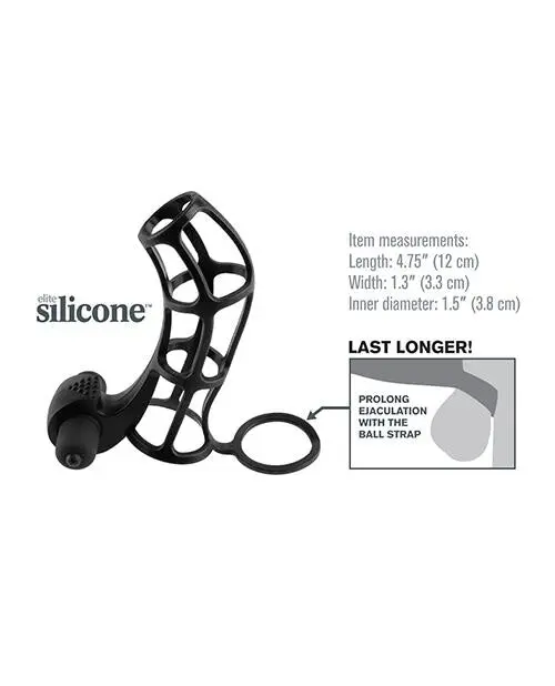 Fantasy X-tensions Deluxe Silicone Power Cage - Black - Image 4