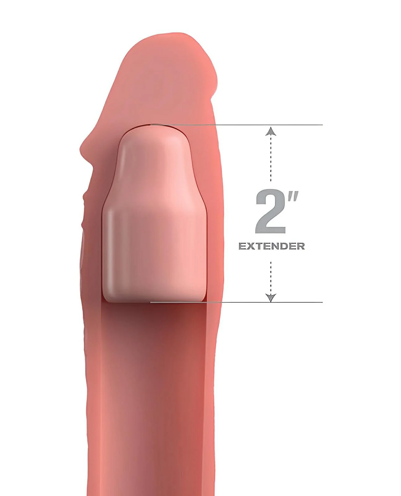Fantasy X-tensions Elite 6" Extension W-strap - Light - Image 2