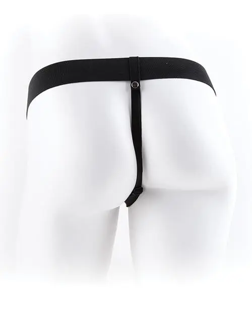 Fetish Fantasy Series 9" Vibrating Hollow Strap On W-balls - Flesh - Image 3