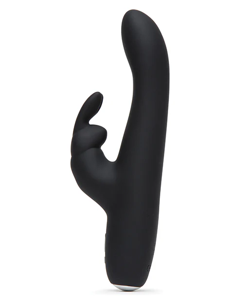 Fifty Shades of Grey Greedy Girl Rechargeable Slimline Rabbit Vibrator - Black - Image 2