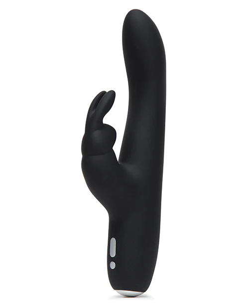 Fifty Shades of Grey Greedy Girl Rechargeable Slimline Rabbit Vibrator - Black - Image 4