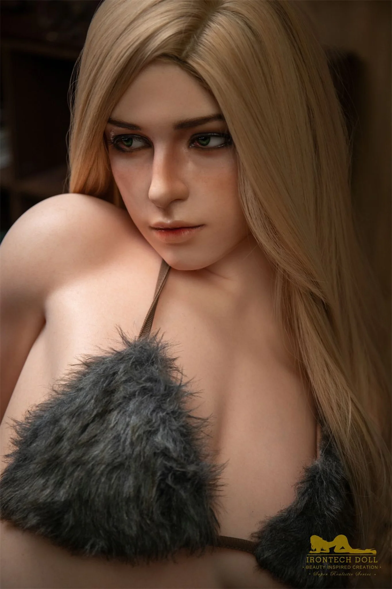 Flora 163cm (5ft3) A-Cup Blonde full Silicone - IronTech Doll® - Image 4