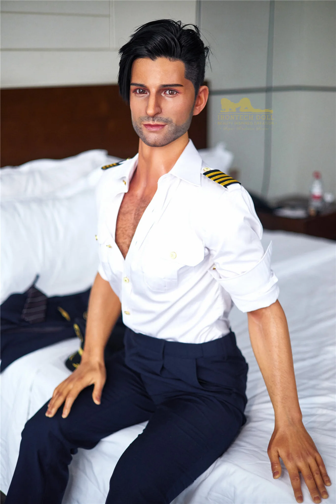 George 176cm( 5ft8) Pilot Silicone Male Sex Doll - IronTech Doll® - Image 16
