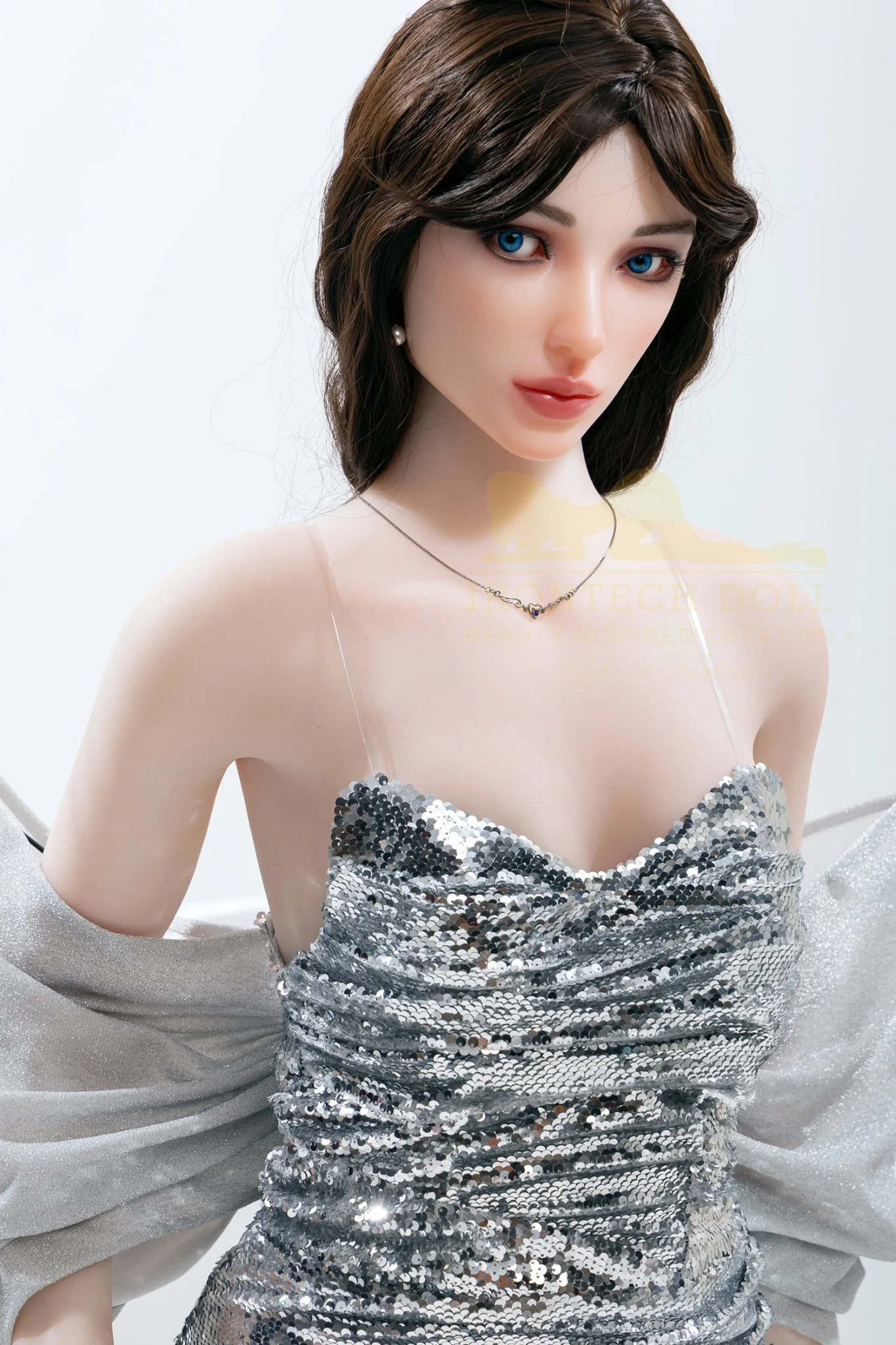 Gia 162cm(5ft3) A-Cup Silicone Head+TPE Body hybrid sex doll - Irontech Doll® - Image 3