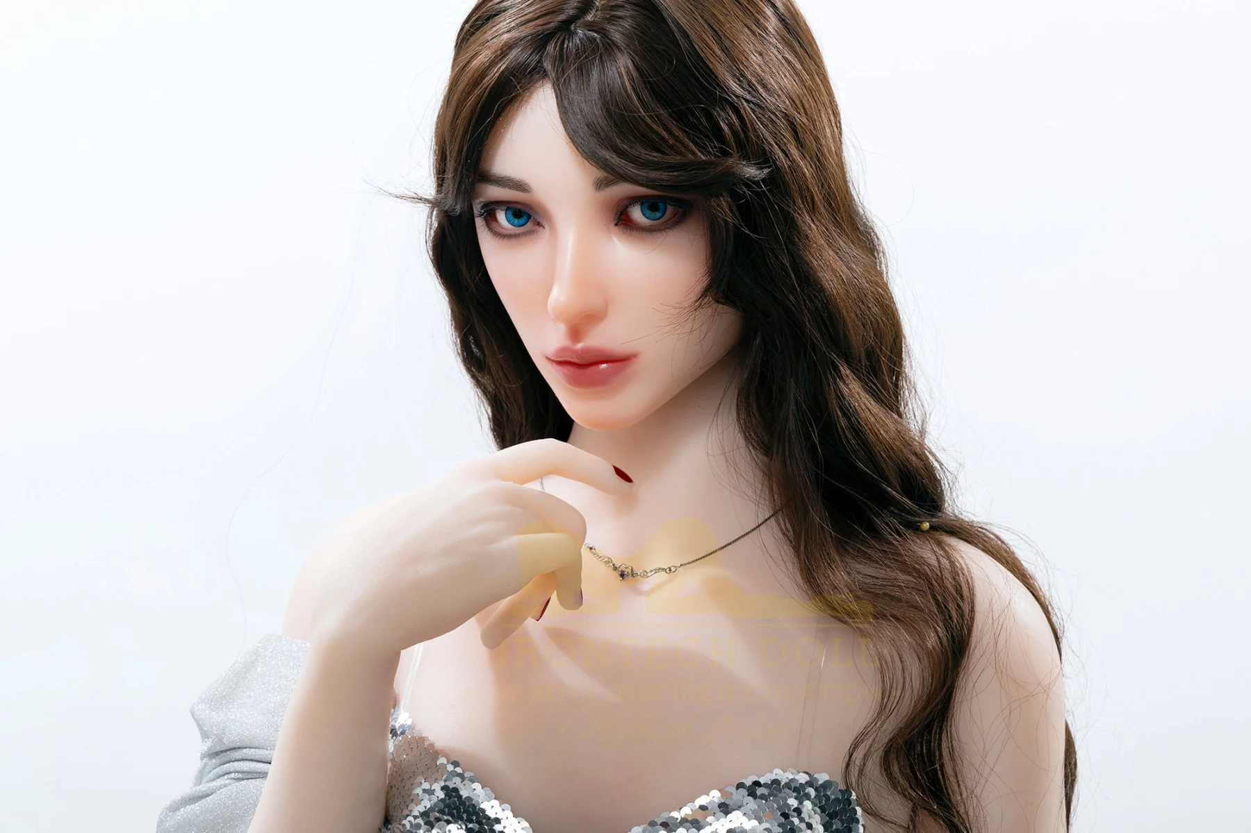 Gia 162cm(5ft3) A-Cup Silicone Head+TPE Body hybrid sex doll - Irontech Doll® - Image 7