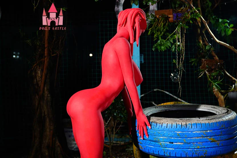 Grace Red Skin Curvy Fantasy Sex Doll - Doll's Castle [USA STOCK] - Image 45