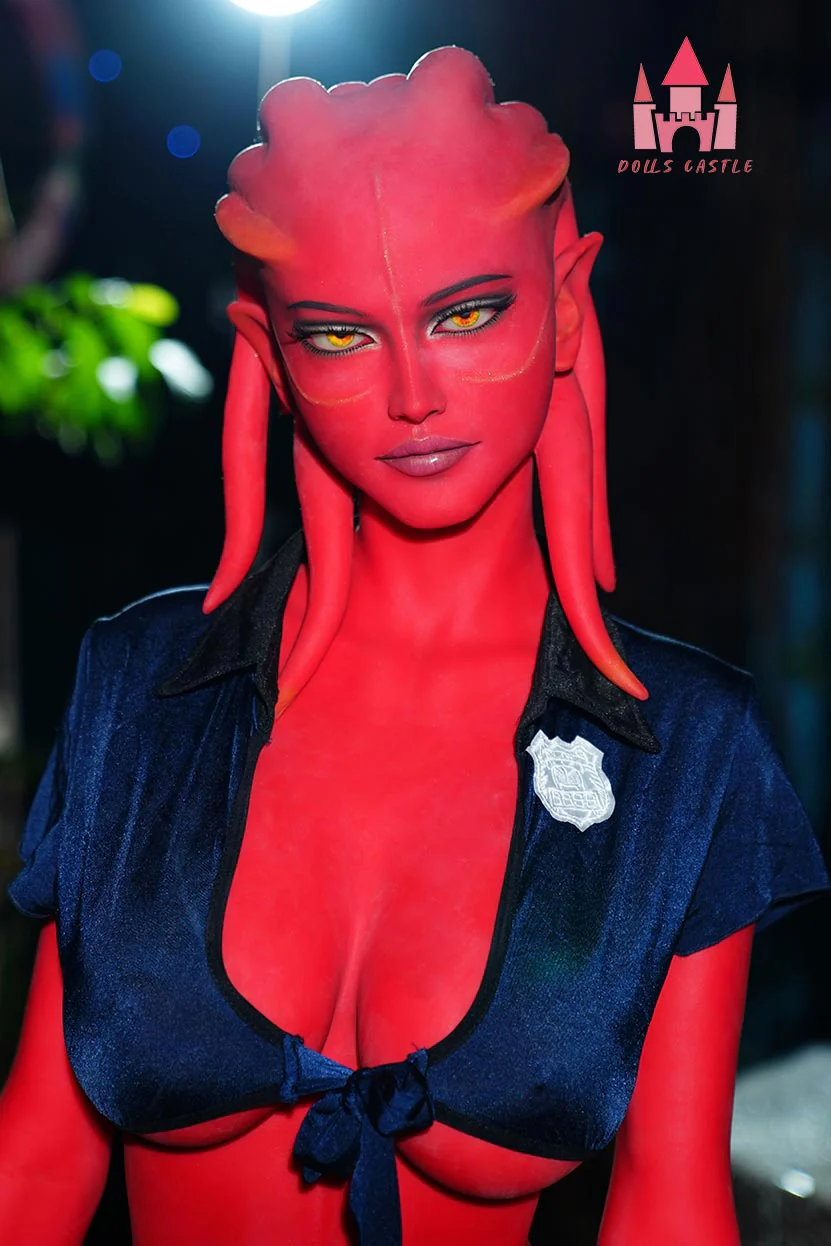 Grace Red Skin Curvy Fantasy Sex Doll - Doll's Castle [USA STOCK] - Image 7