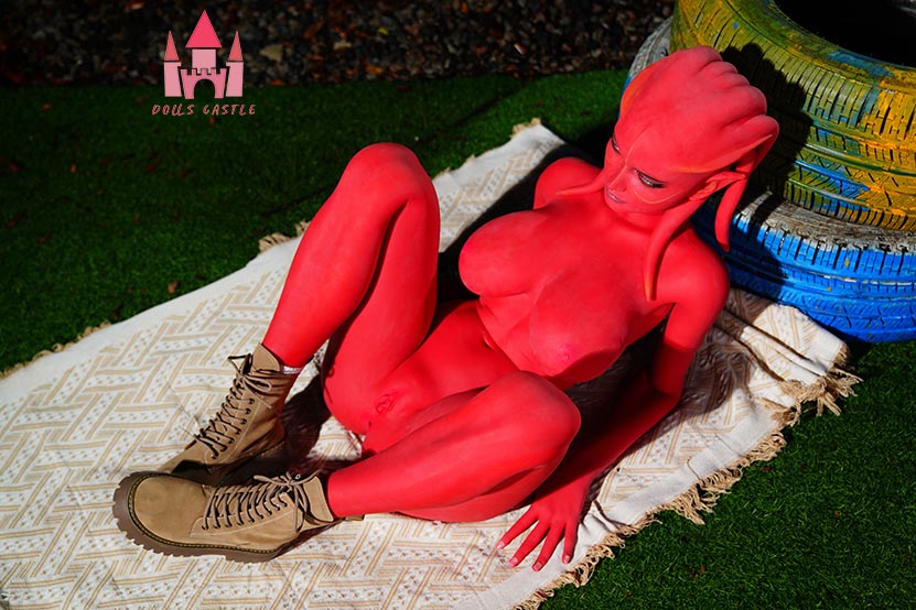 Grace Red Skin Fantasy Sex Doll - Doll's Castle [USA STOCK] - Image 34