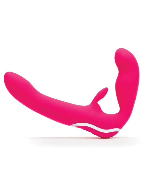Happy Rabbit Strapless Strap on Rabbit Vibe - Pink - Image 5