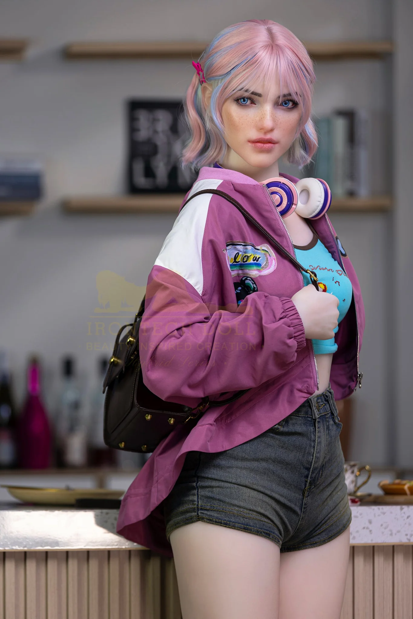 Heidi 162cm(5ft3) A-Cup  Hybrid Silicone Head + TPE Body hybrid sex doll- Irontech Doll® - Image 2