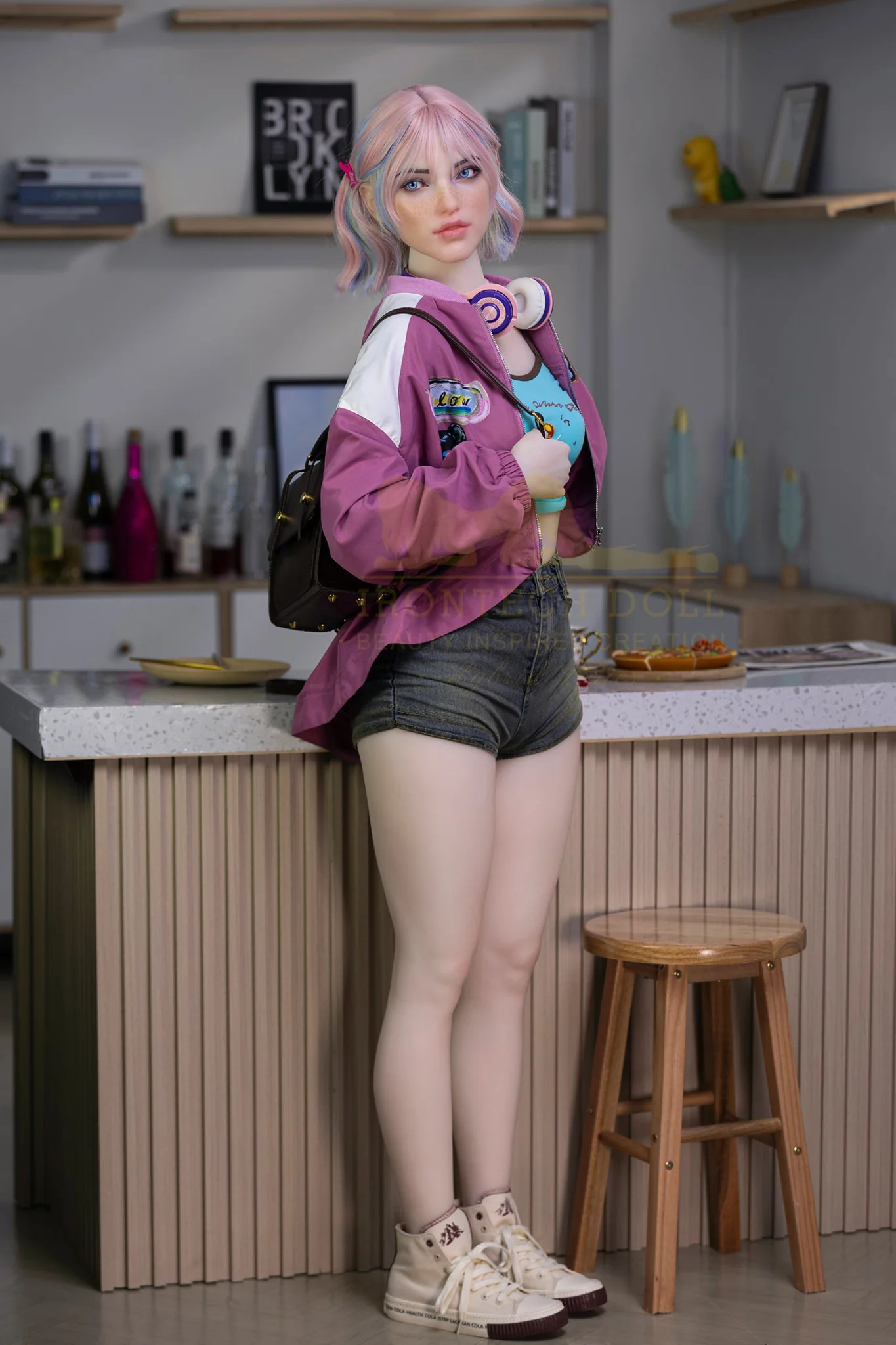 Heidi 162cm(5ft3) A-Cup  Hybrid Silicone Head + TPE Body hybrid sex doll- Irontech Doll® - Image 5