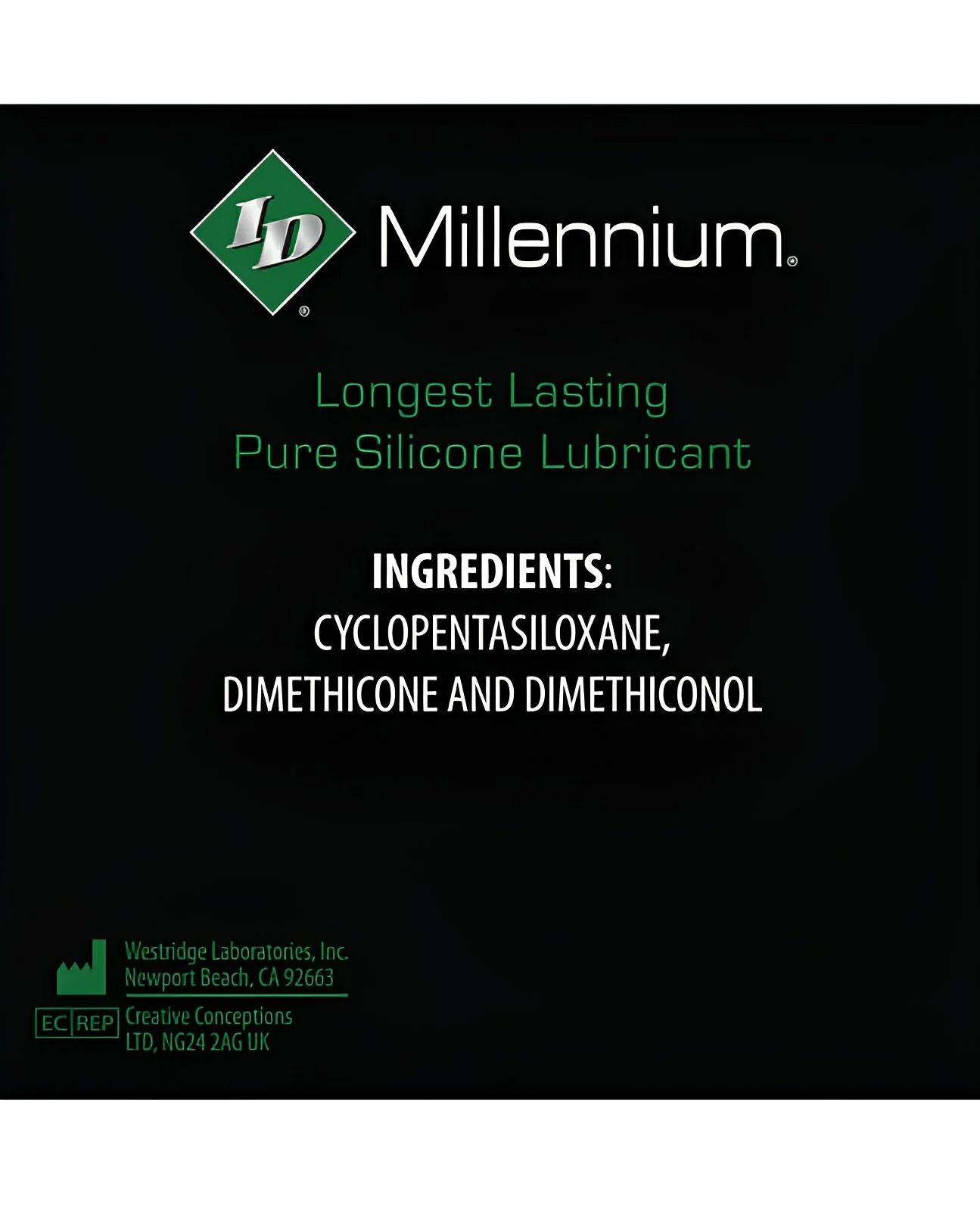 Id Millennium Silicone Lubricant - 12 Ml Tube - Image 2